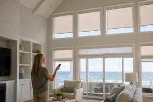The Benefits of Motorized Shades for Hard-to-Reach Windows The Benefits of Motorized Shades for Hard-to-Reach Windows