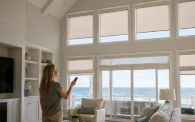 The Benefits of Motorized Shades for Hard-to-Reach Windows