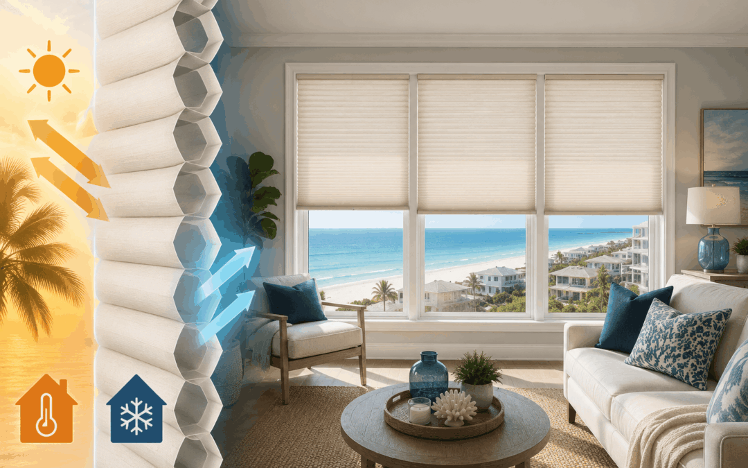 Cellular Honeycomb Shades: Energy Efficiency for Gulf Coast Homes